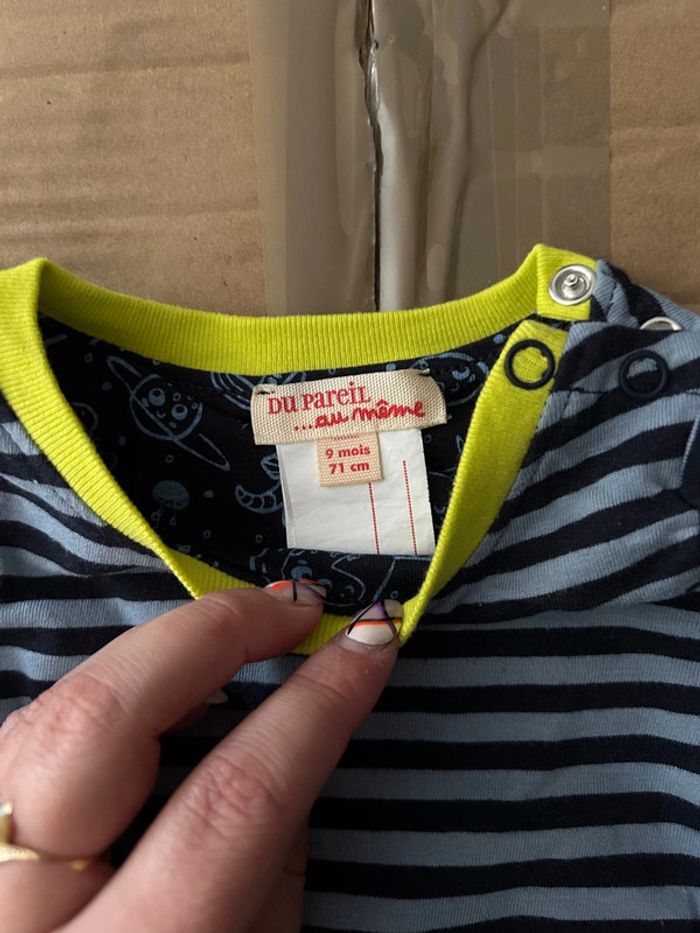 Tee-shirts Du pareil au même 6-9 mois - photo numéro 3