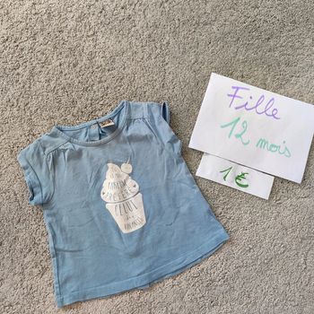 T-shirt fille 12 mois Tao