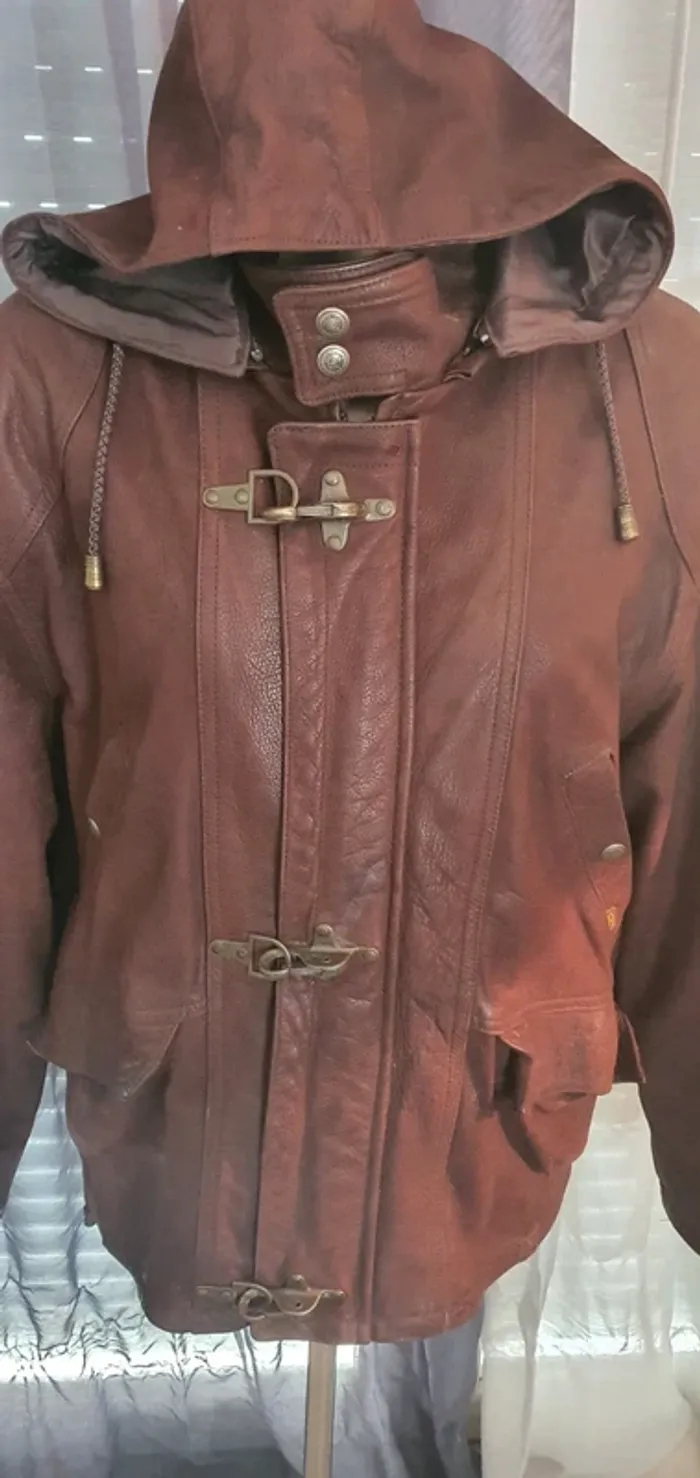Manteau cuir moto Angel's M - photo numéro 3