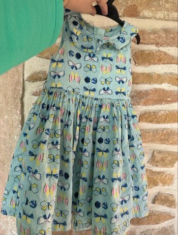 Robe cérémonie bleue taille 2-3ans