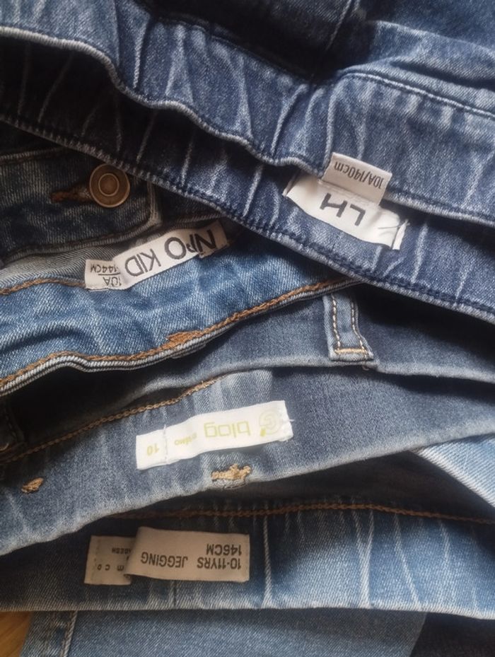 Lot jeans fille 10ans - photo numéro 10