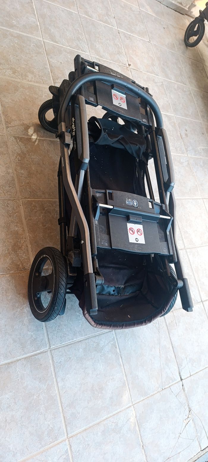 Poussette triple peg Perego+ chassis double - photo numéro 3