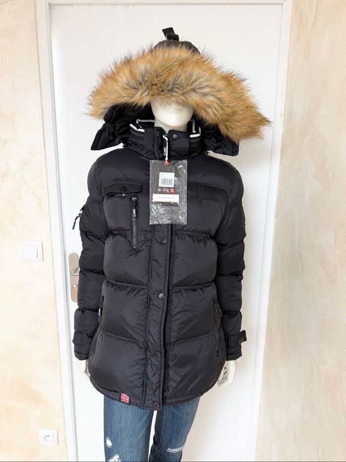 Doudoune Geographical Norway noire – Taille M/38 – Neuf avec étiquette - photo numéro 7
