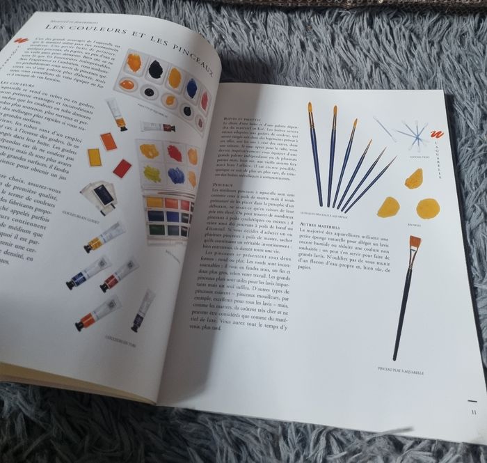 Lot 2 livres pour apprendre l'aquarelle - photo numéro 7