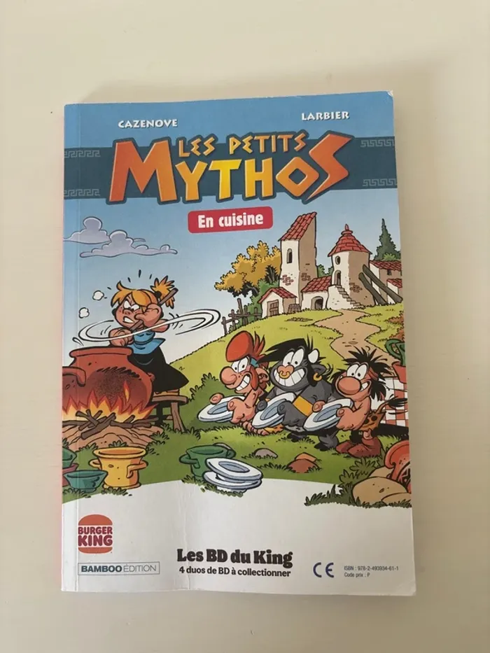 BD les petits mythos en cuisine et Les sisters en cuisine