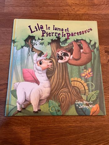 Grand Livre Lila le lama et Pierre le paresseux