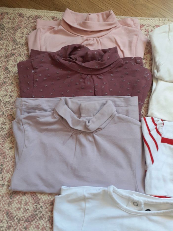 Lots de maillots manches longues 12 mois - photo numéro 2