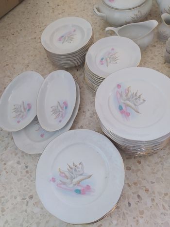 Service vaisselle porcelaine