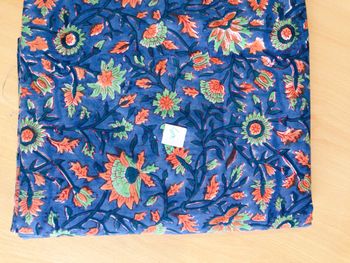 Coupon voile de coton indien 4mx1m10