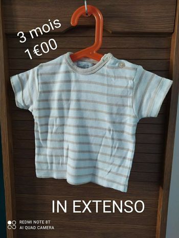Tee-shirt Taille 3 mois