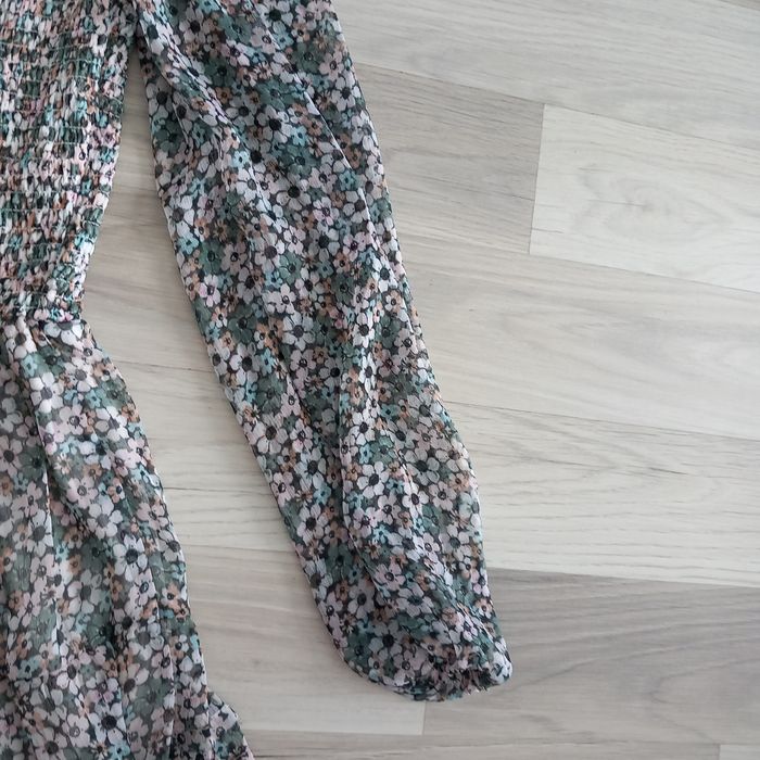Robe longueur au genoux imprimée à manches longues C&A taille 36 - photo numéro 3
