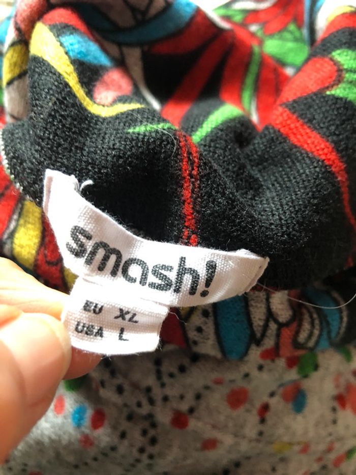 🩶🌹Robe d’automne gris multicolore Smash original multicolor dress🌹🩶 - photo numéro 13