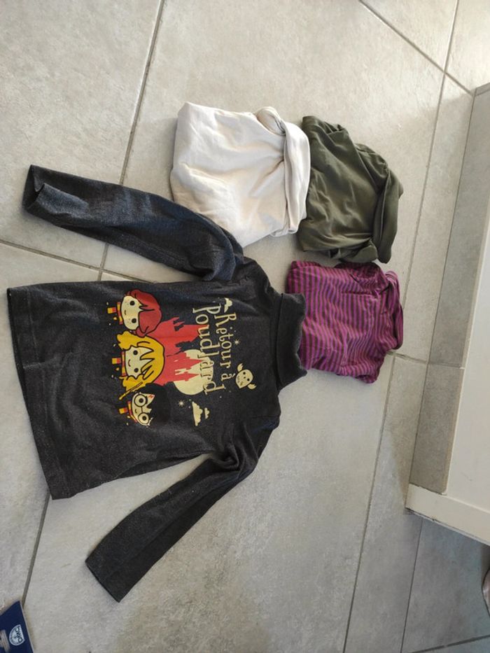 Lot de tee shirt manches longues 6 ans