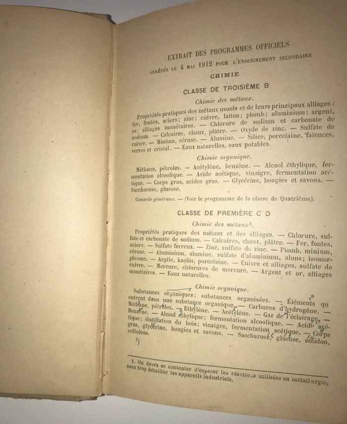 Précis de chimie 1914 Lespieau - photo numéro 6