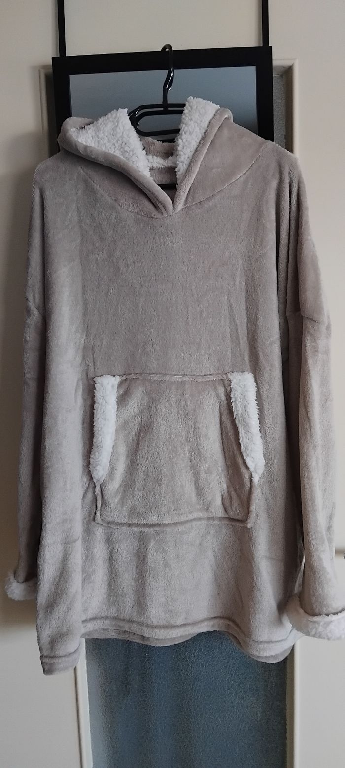 Poncho Polaire intérieur Quasi neuf beige nude