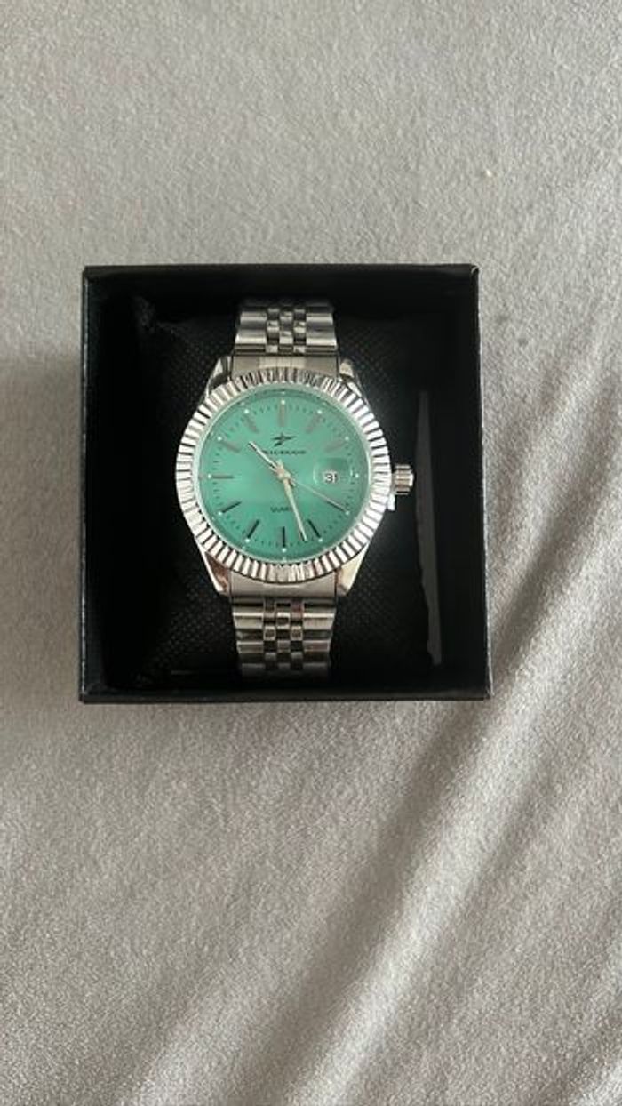 Montre Ricego avec cadran vert ⌚️