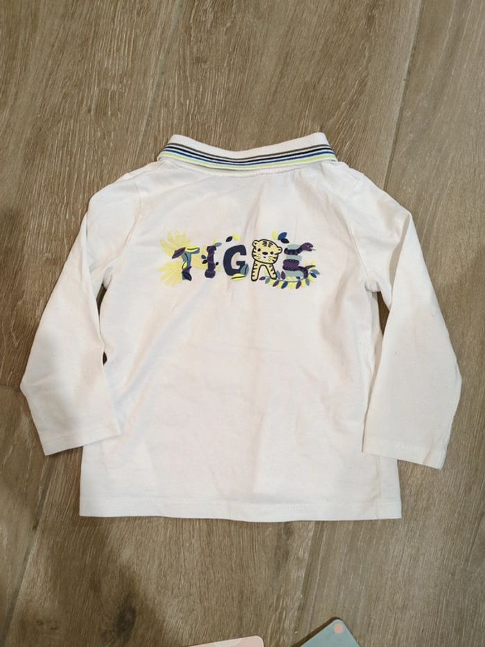 Tee-shirt manches longues 18mois sergent major - photo numéro 5