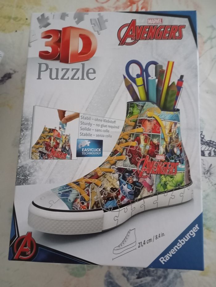 Puzzle 3D sneakers Marvel avengers neuf