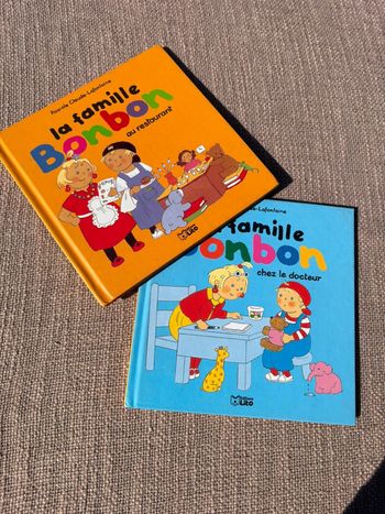 Lot de 2 livres la famille bonbon