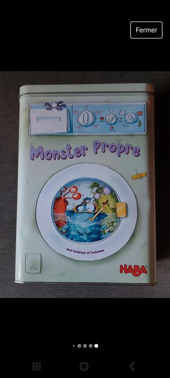 Jeu monster propre haba
