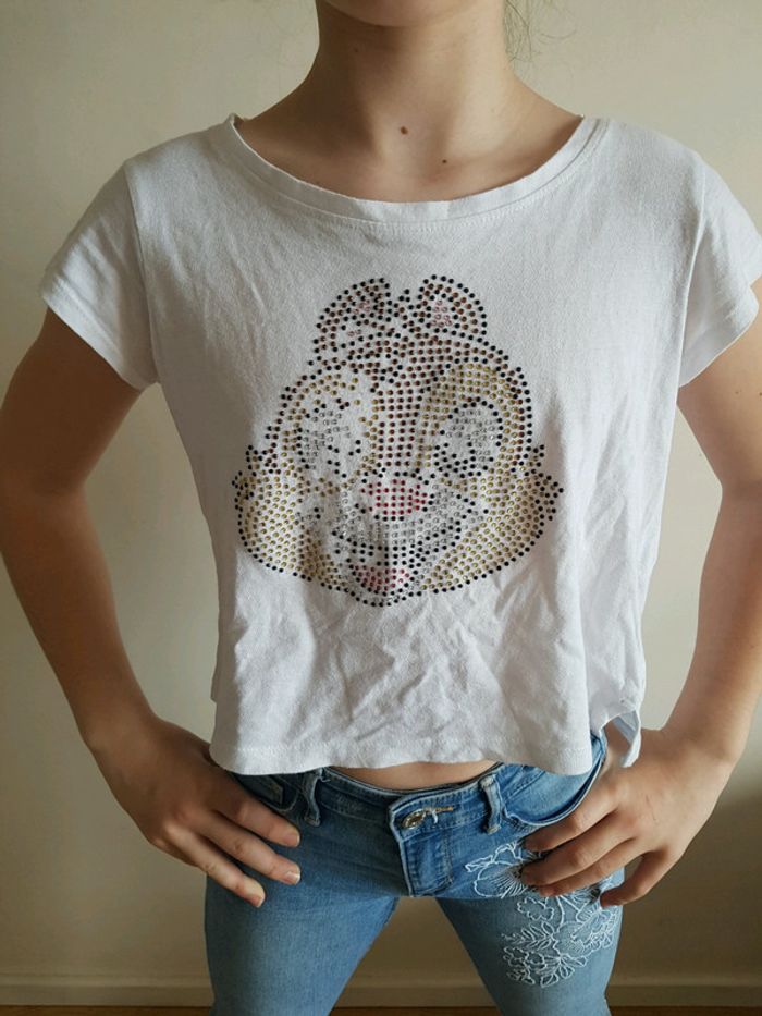 Tee shirt TIC et tac Disney 9-10 ans