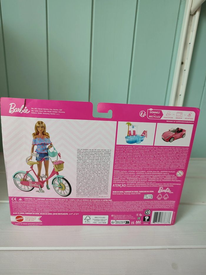 Barbie bicyclette pour poupée - photo numéro 2