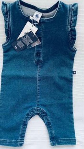 Combinaison jean petit bateau 6 mois