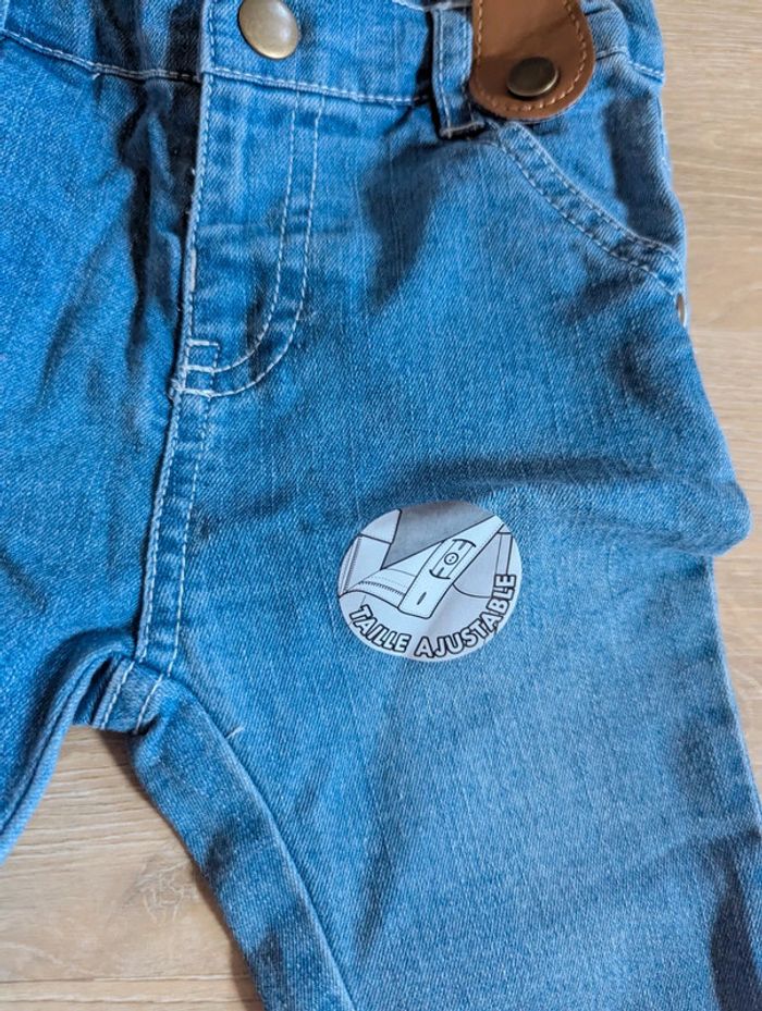 Salopette Mots d'enfants 9 mois en jean - photo numéro 2