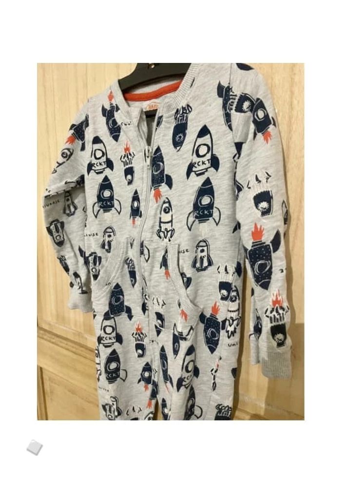 Combinaison pyjama coton 86 cm - photo numéro 2