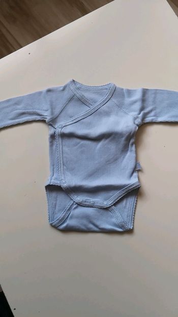 Body manches longues bleu 1 mois