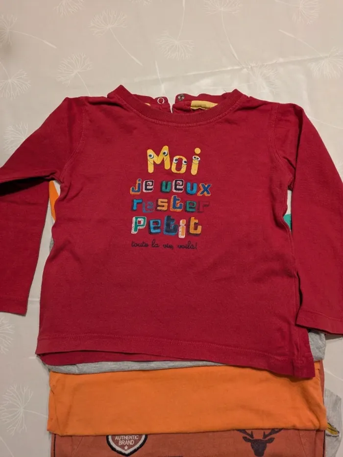 Lot de 6 t-shirts ML 2/3ans - photo numéro 15