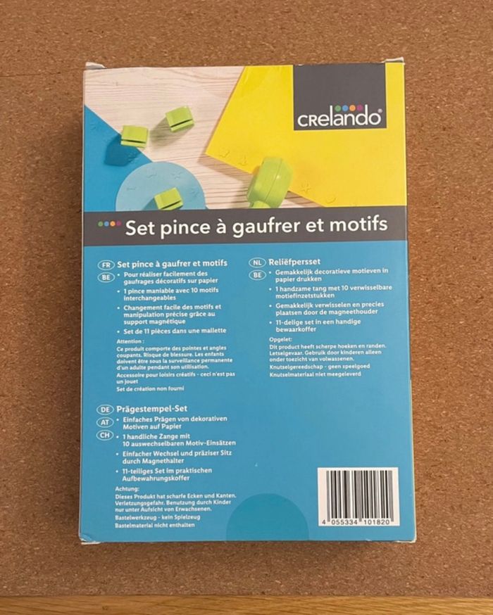 Set pince à gaufrer neuf - photo numéro 2