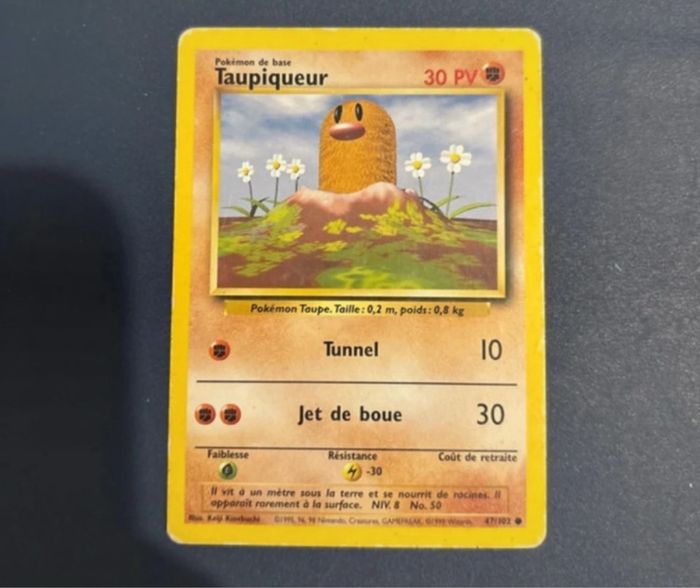 Carte Pokémon Wizards Taupiqueur 47/102 Set de base