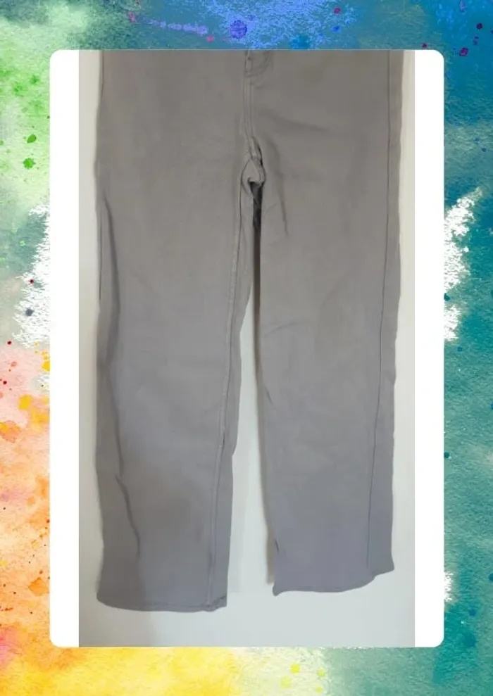 Jeans taille haute pates d'elephant taille 34 - photo numéro 4