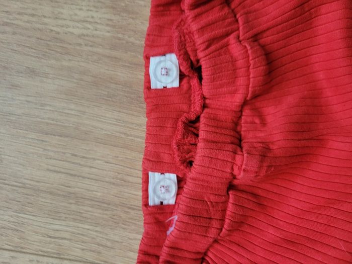 Short en coton rouge - 74cm - photo numéro 3