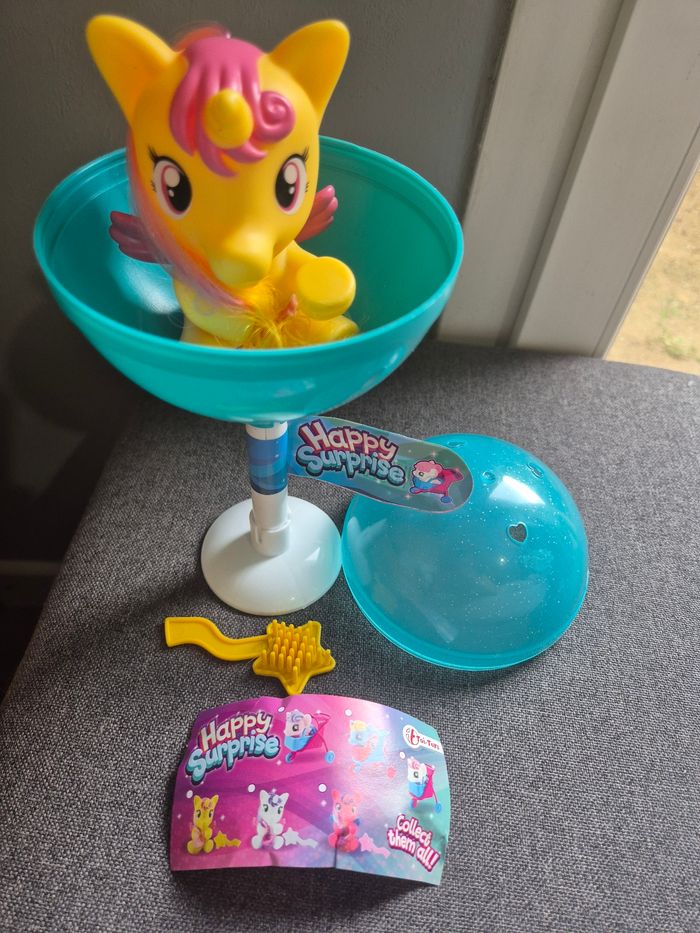 Happy Surprise Toi-Toys Poney Jaune - photo numéro 2