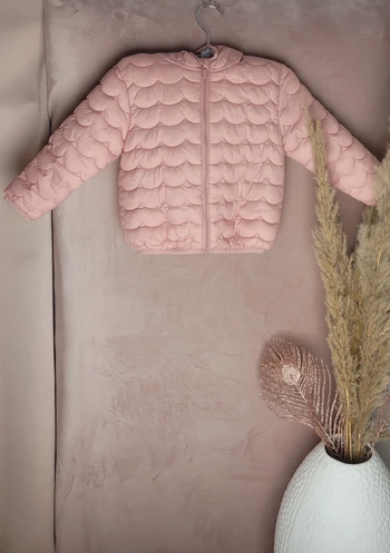 Doudoune à capuche rose Primark enfant