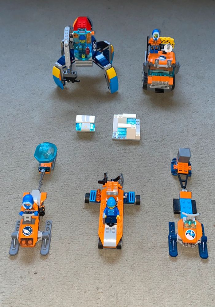 Lot X5 Lego City Artic