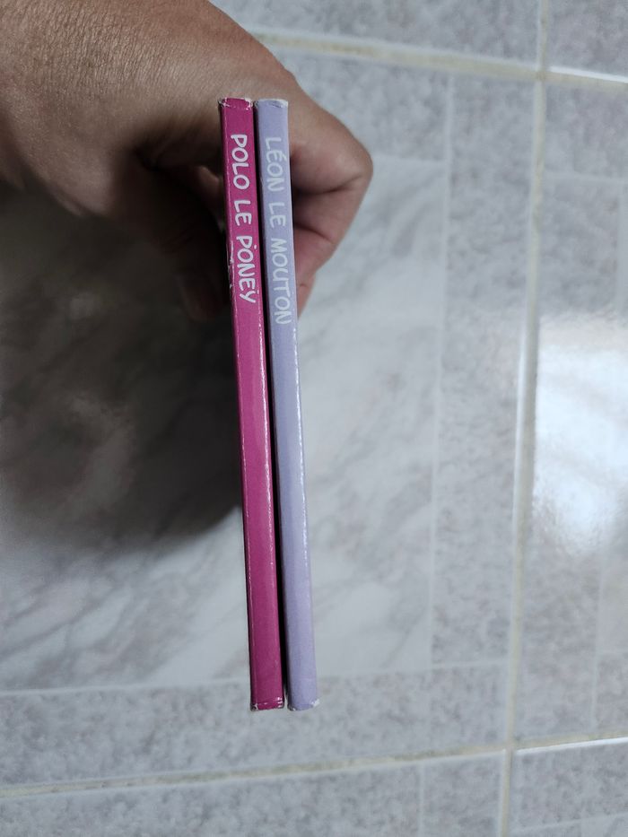 Lot de deux petits livres animaux poney mouton enfant bébé - photo numéro 3