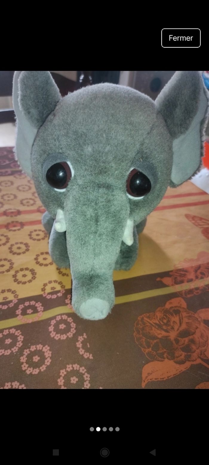 Peluche éléphant j41 - photo numéro 5