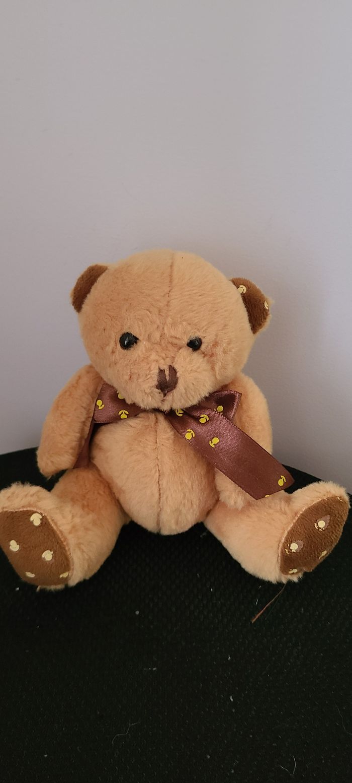 JEMINI - PELUCHE OURS NOEUD 15CM - photo numéro 4