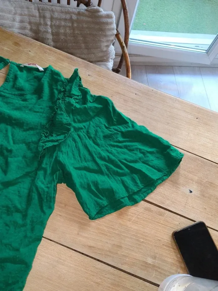 Blouse verte - photo numéro 4