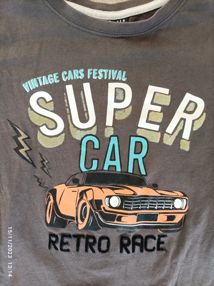 Lot 3 t-shirts manches longues 8 ans - photo numéro 2