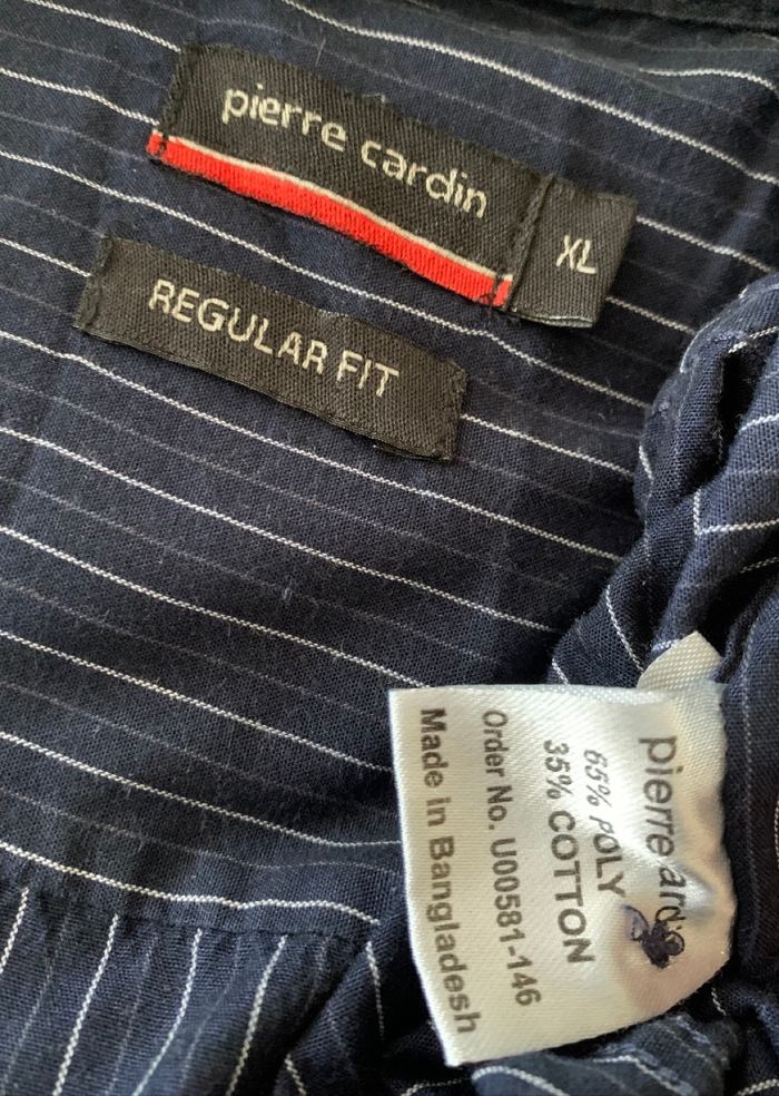 Lot 5 chemises Pierre Cardin XL - photo numéro 5