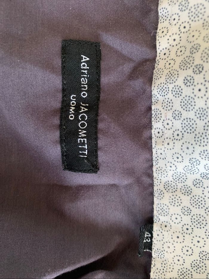 Lot 6 chemises Adriano Jacometti  43/44 - photo numéro 6