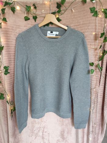 Pull Topman gris clair S