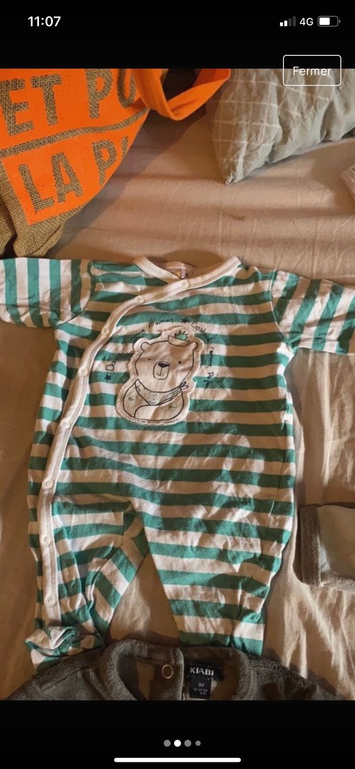 Pyjama 1 mois - photo numéro 3