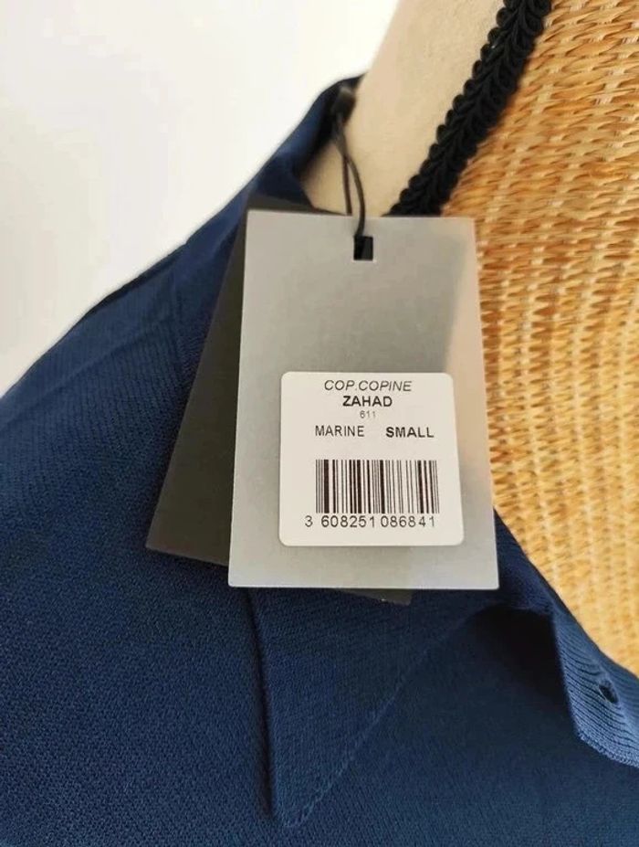 45 € Polo bleu marine Cop Copine taille S Neuf - photo numéro 3