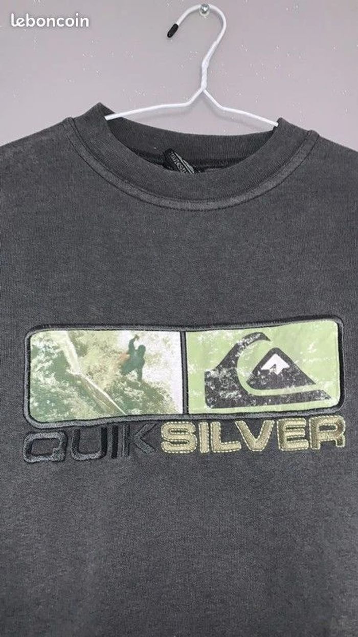 Gros Pull Hiver Sport Ski Quiksilver T14 ans - photo numéro 2