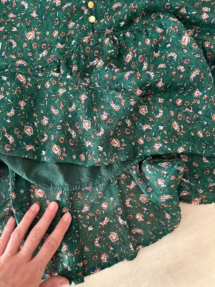 Blouse verte - photo numéro 4
